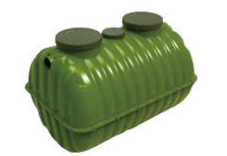 Three-format septic tank